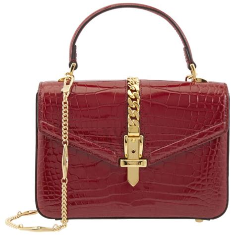 gucci sylvie red|gucci sylvie bag price.